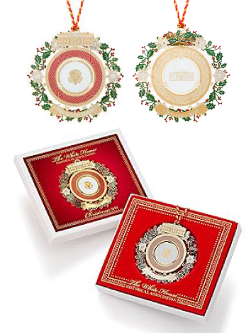 ホワイトハウス　クリスマス　オーナメント2025